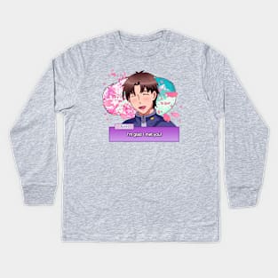 Tomoda-kun Kids Long Sleeve T-Shirt